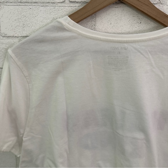NINE WEST “Human Kind” Graphic Tee Shirt - Picture 6 of 7